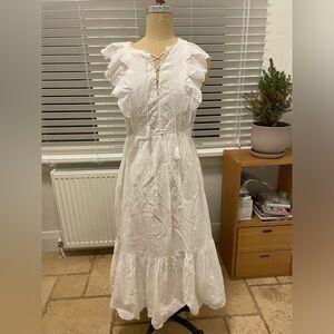 Ulla Johnson White Cotton Maxi Dress